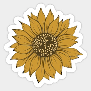 Sunflower Sticker